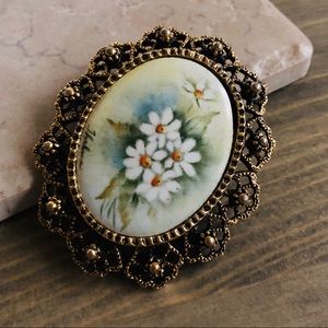 THELMA SKELTON Porcelain Brooch